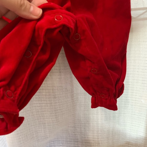 ✨ HP✨Vintage Rare Velvet Romper - Picture 9 of 16